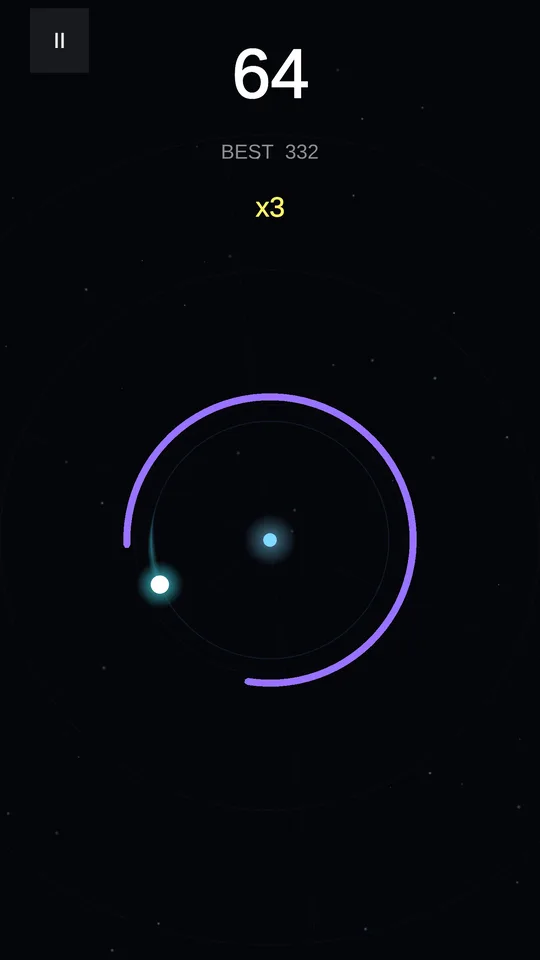 A violet ring with a x3 multiplier