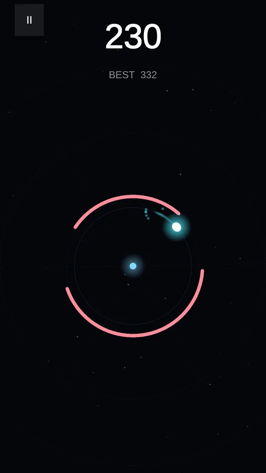 A white ring at score 200